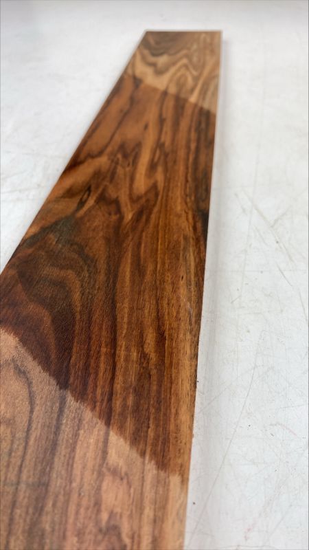 Fretboard Santos Rosewood, 520x75x10mm Einzelstück #007